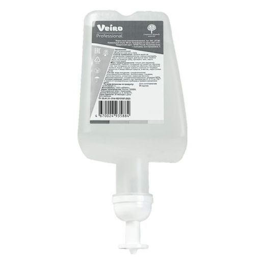 Жидкое мыло-пена неароматизир. VEIRO Professional 800мл. (мягкий картридж) SAV_LSF№3/ (03743)